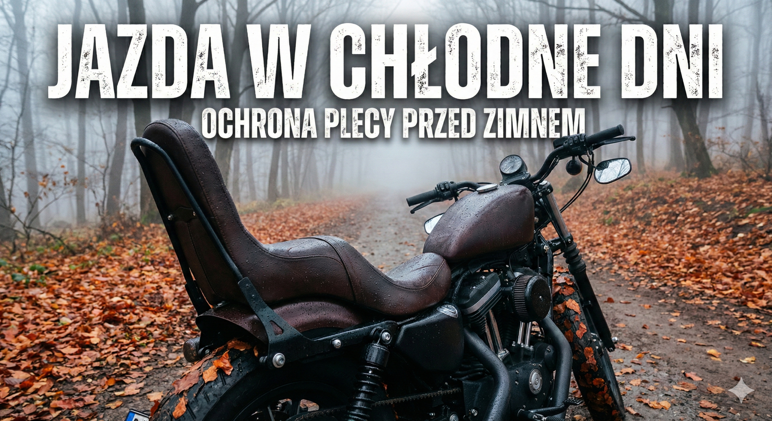 Jazda motocyklem jesienią